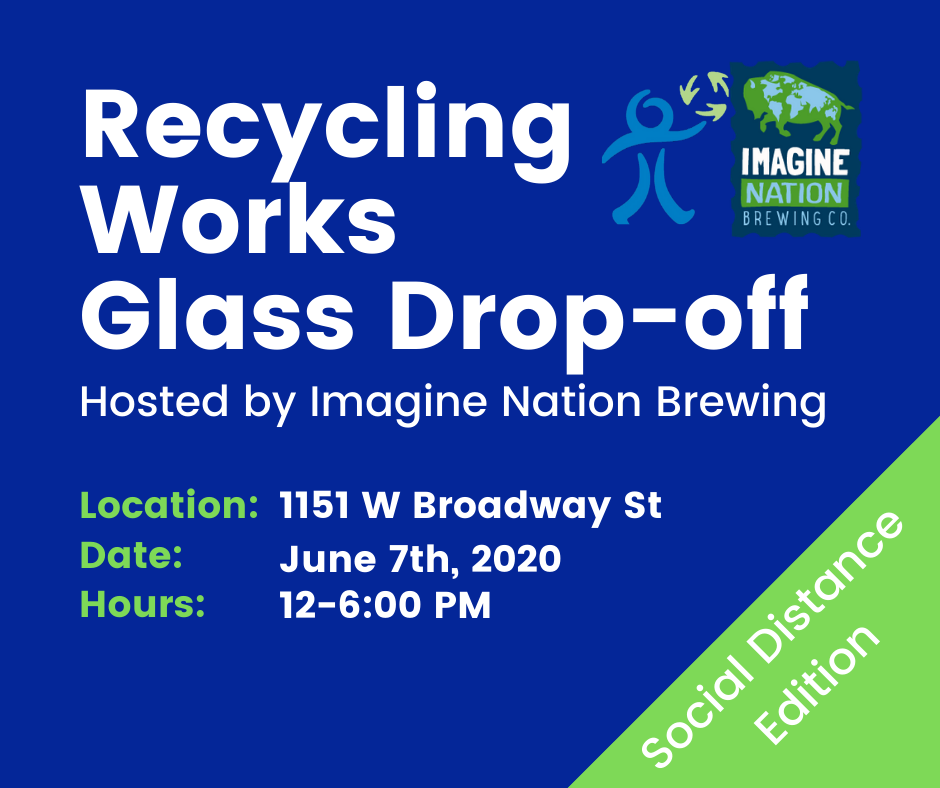 Update on June 7th Glass Drop-off
