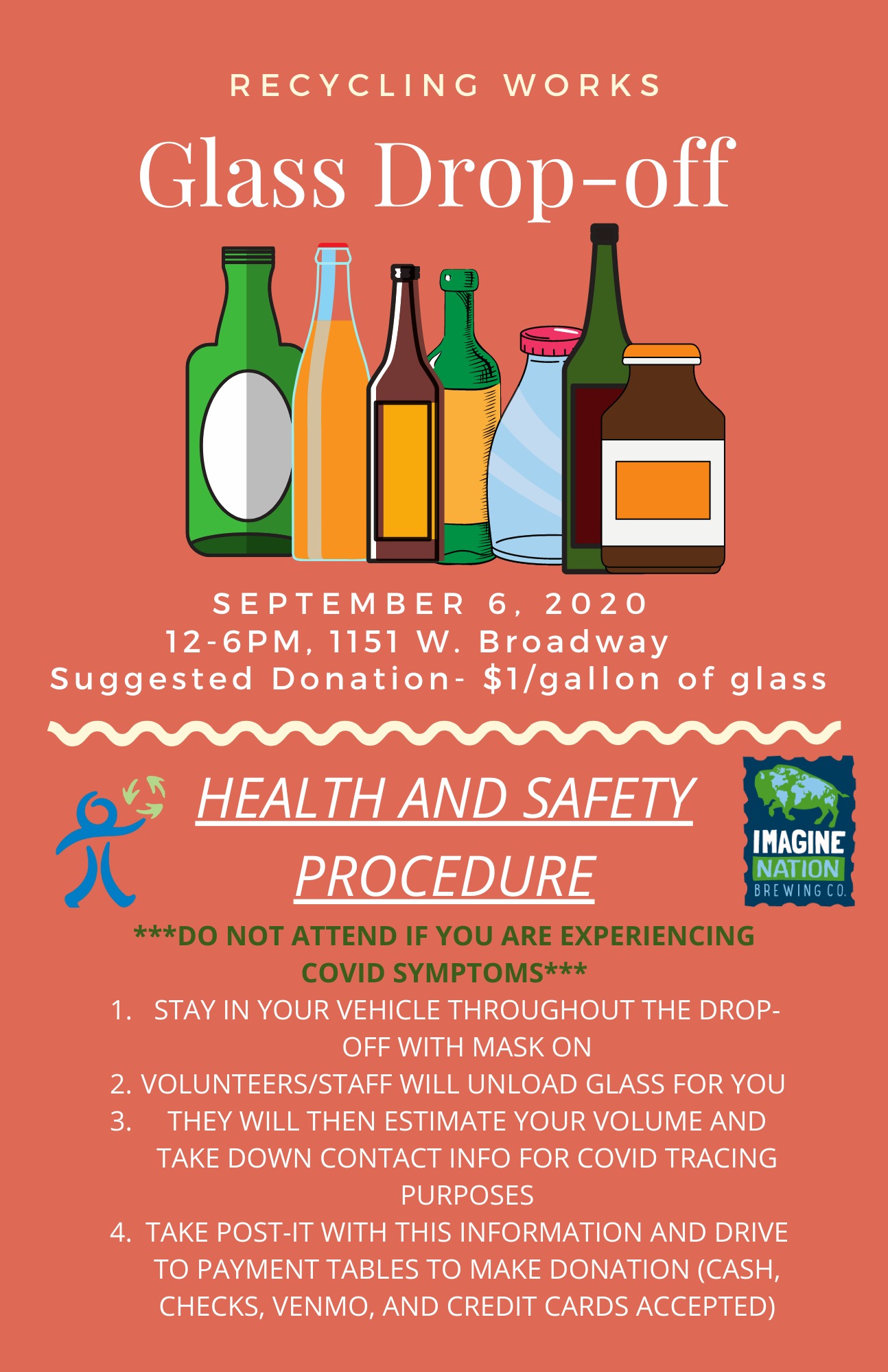 Update for September 6th Glass Drop-off