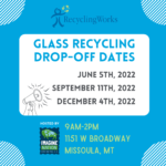 Missoula Glass Recycling Drop-off Dates – 2022