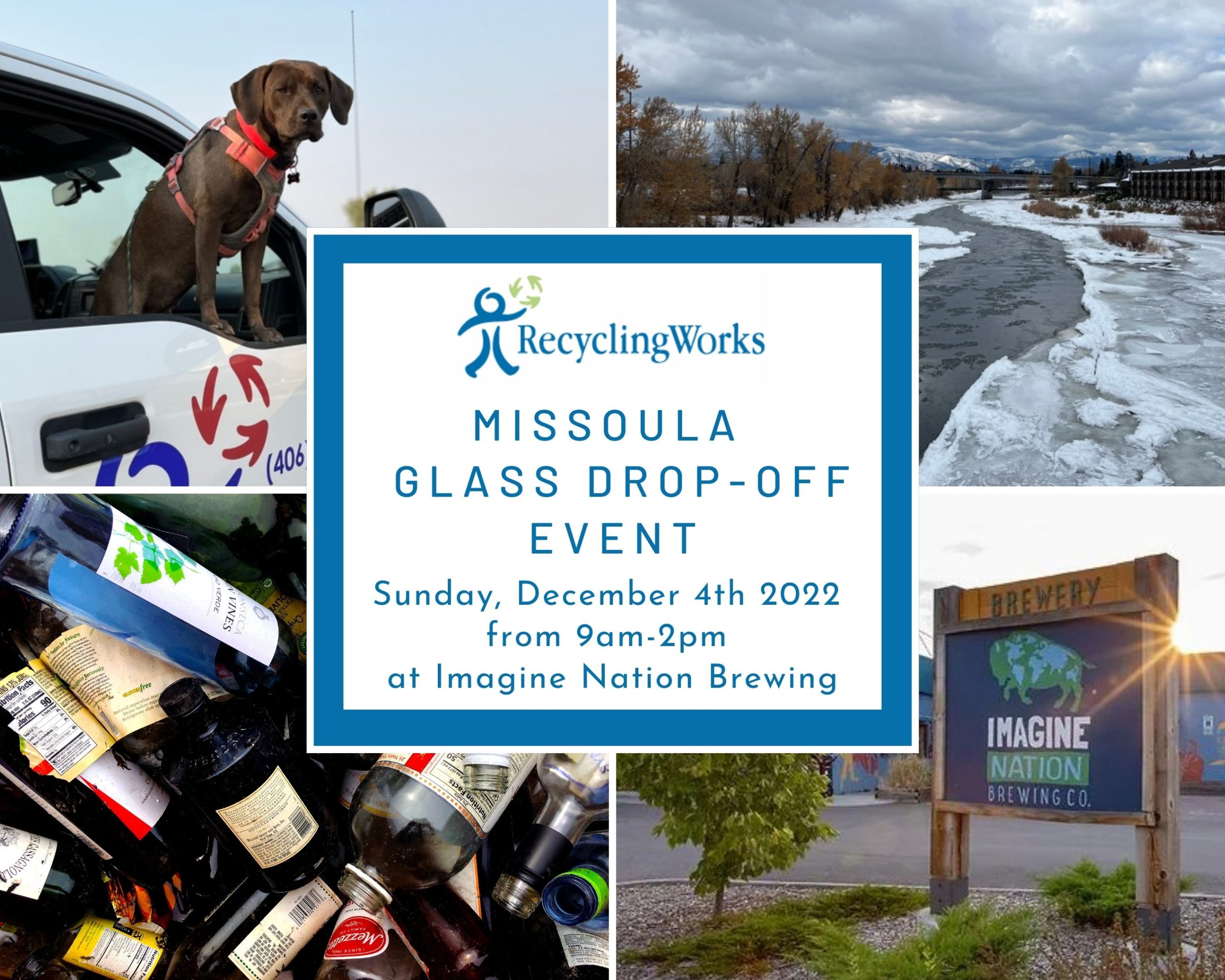 December 4th Glass Recycling Drop-off Event – Winter 2022