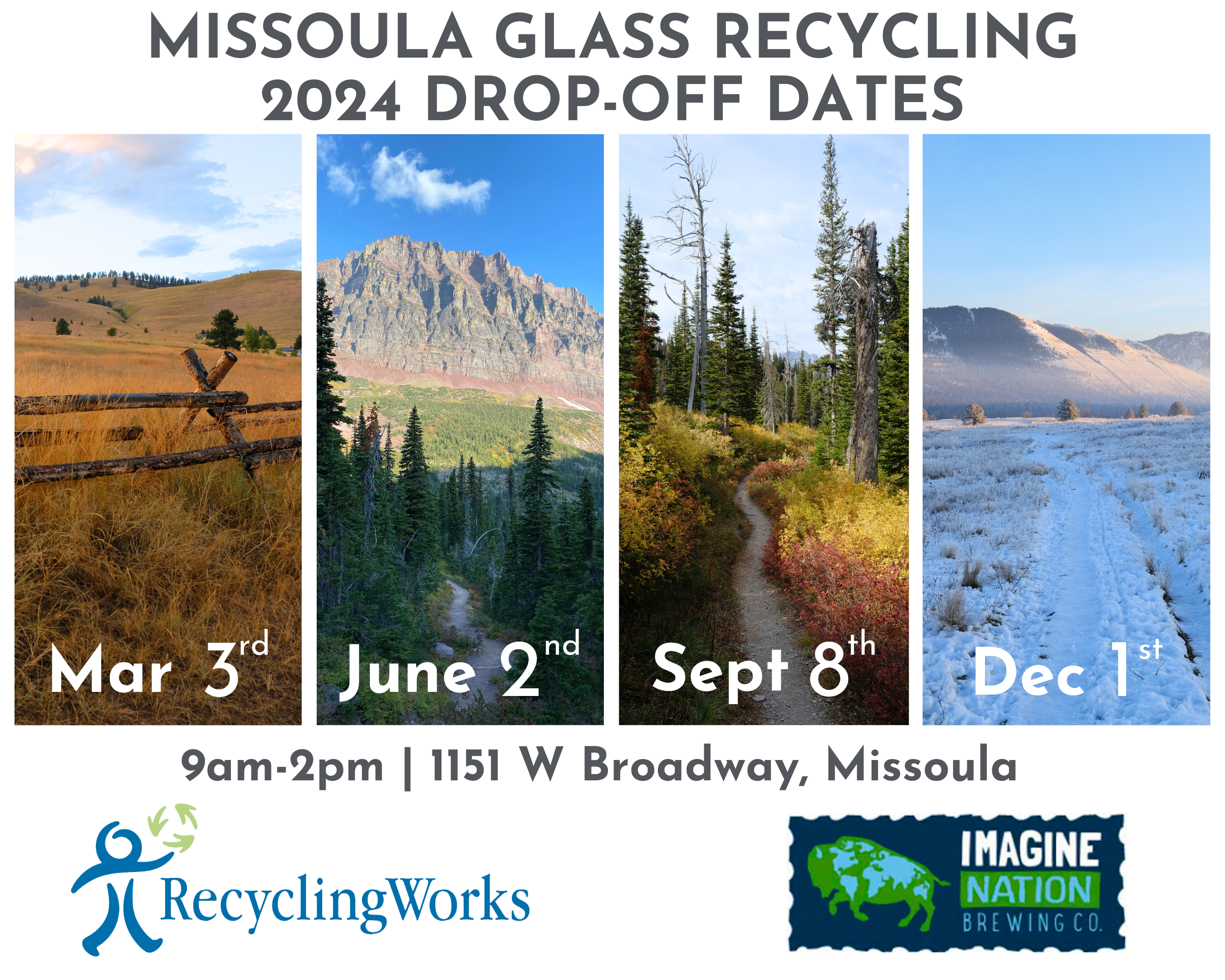 Read more about the article Missoula Glass Recycling Drop-off Dates – 2024